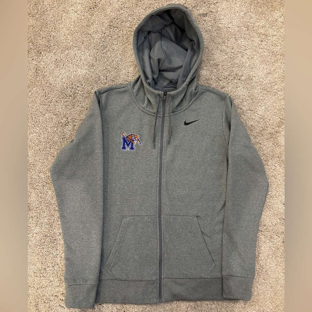 Nike Dri Fit Memphis Tigers Liberty Bowl Player Issued Full Zip Jacket Mens M